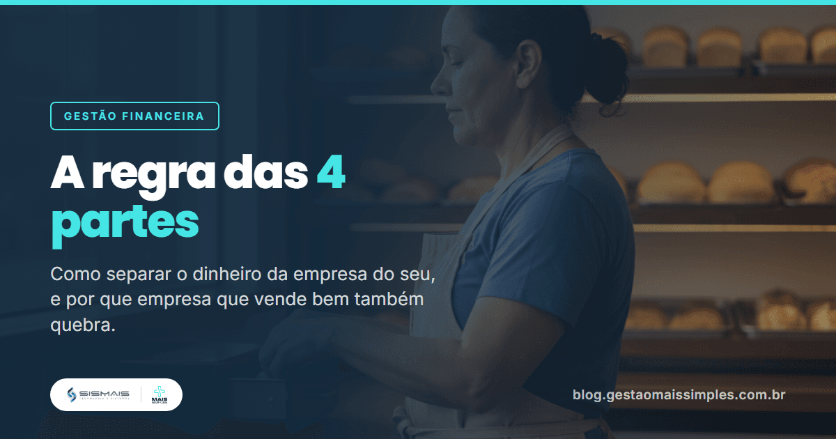Capa do artigo Separar conta pessoal da conta da empresa: a regra das 4 partes